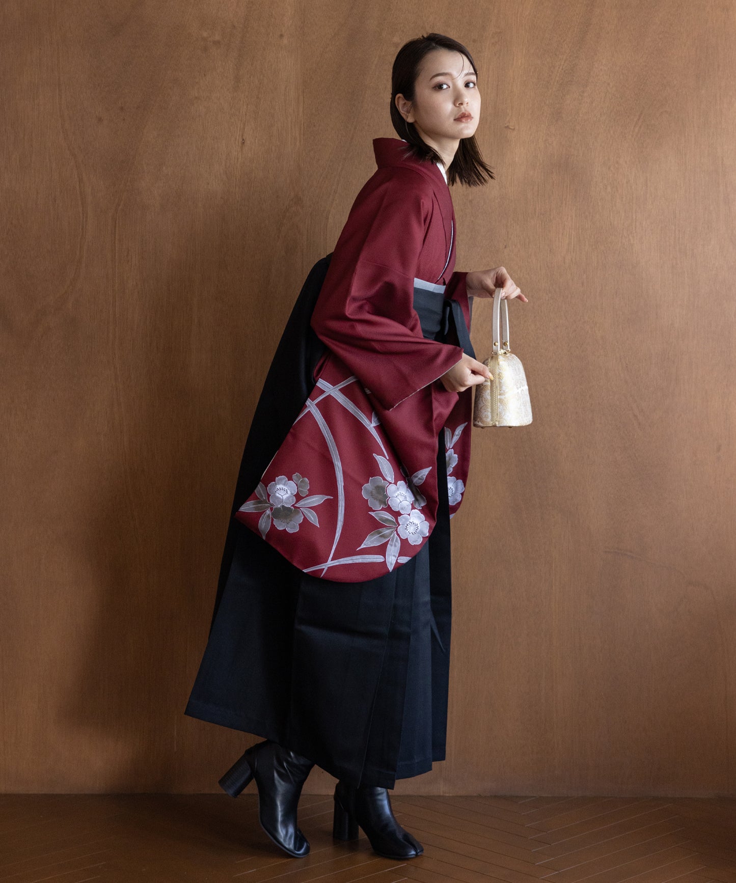 こだわり袴3点セット -grace original-レッド系その他