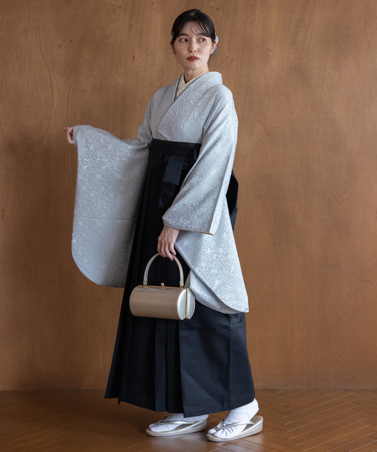 こだわり袴3点セット-ニュアンスカラー-ブルー系その他