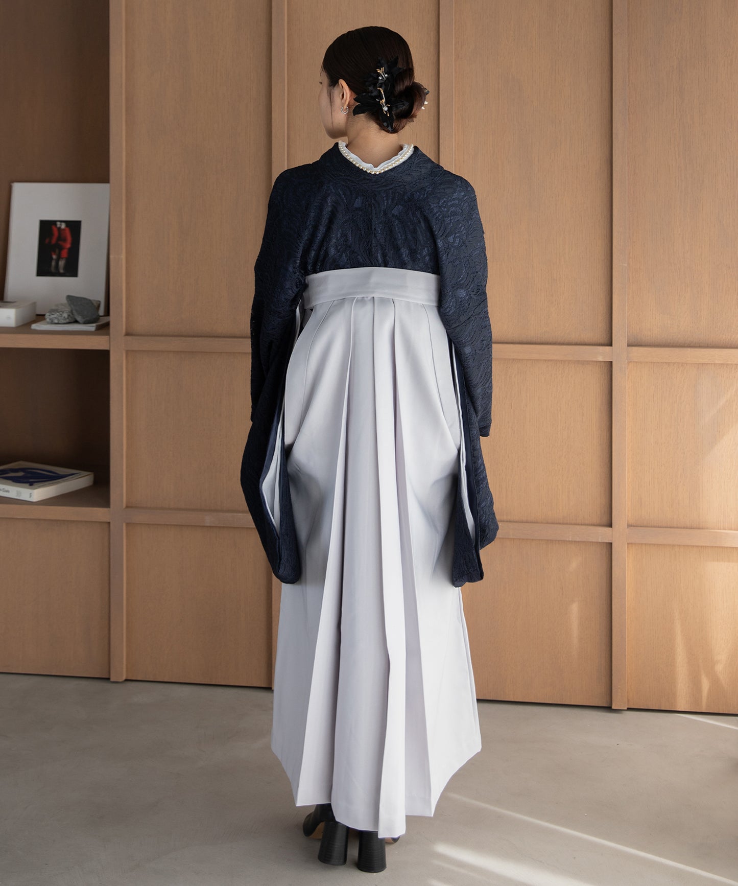 こだわり袴3点セット-レース-ネイビー系1