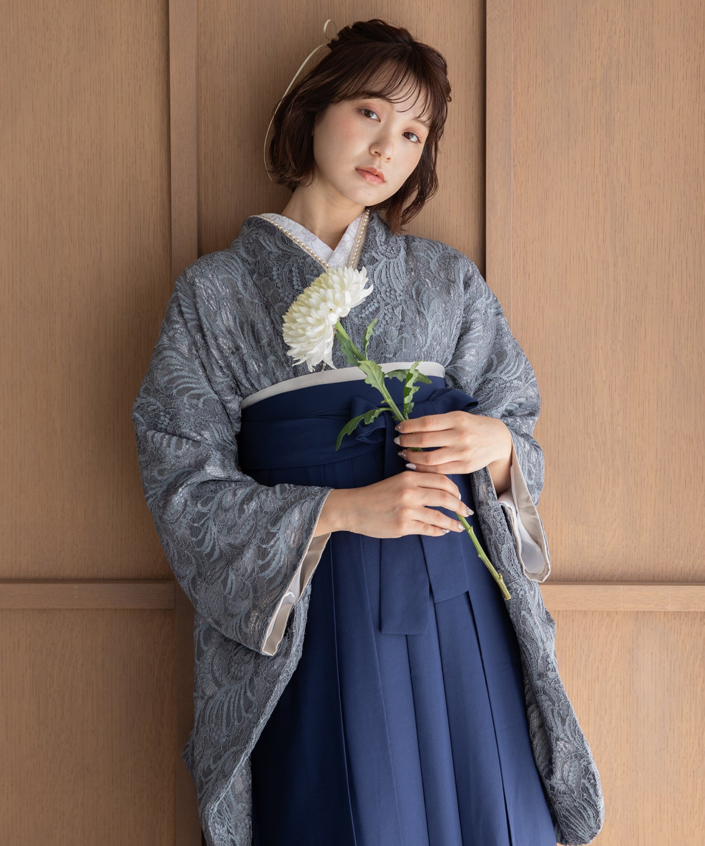 こだわり袴3点セット-レース-ブルー系2