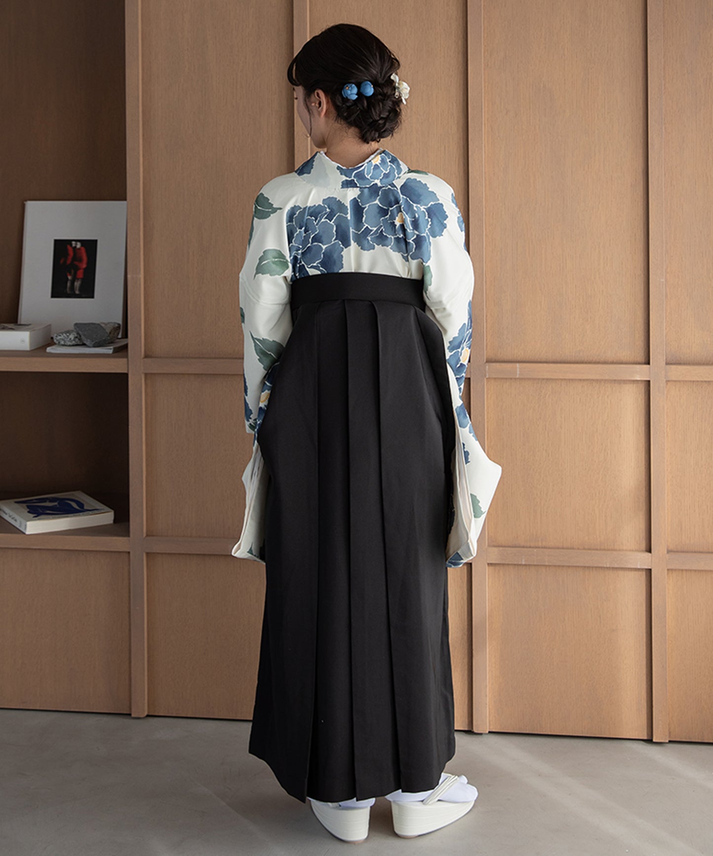 こだわり袴3点セット -grace original-ブルー系