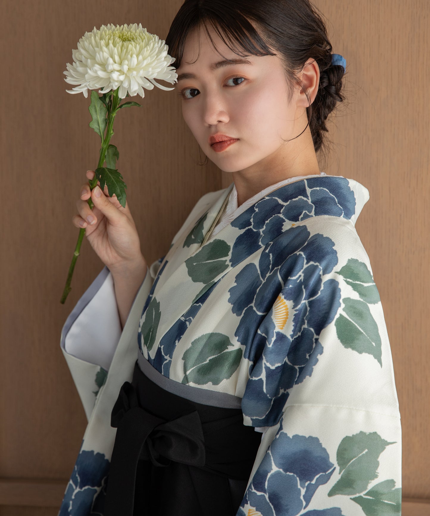 こだわり袴3点セット -grace original-ブルー系