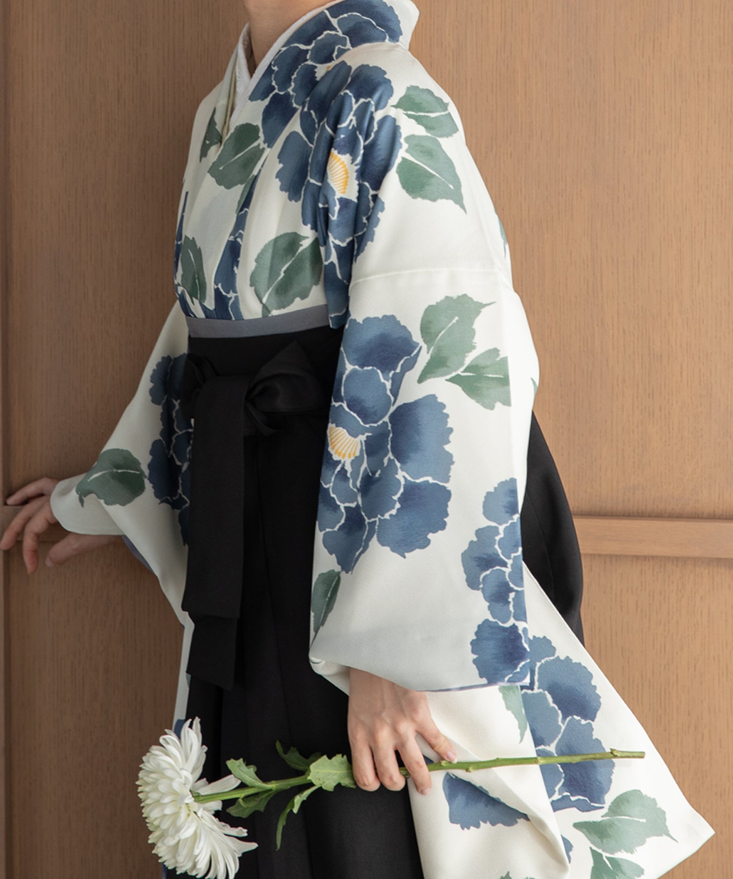 こだわり袴3点セット -grace original-ブルー系