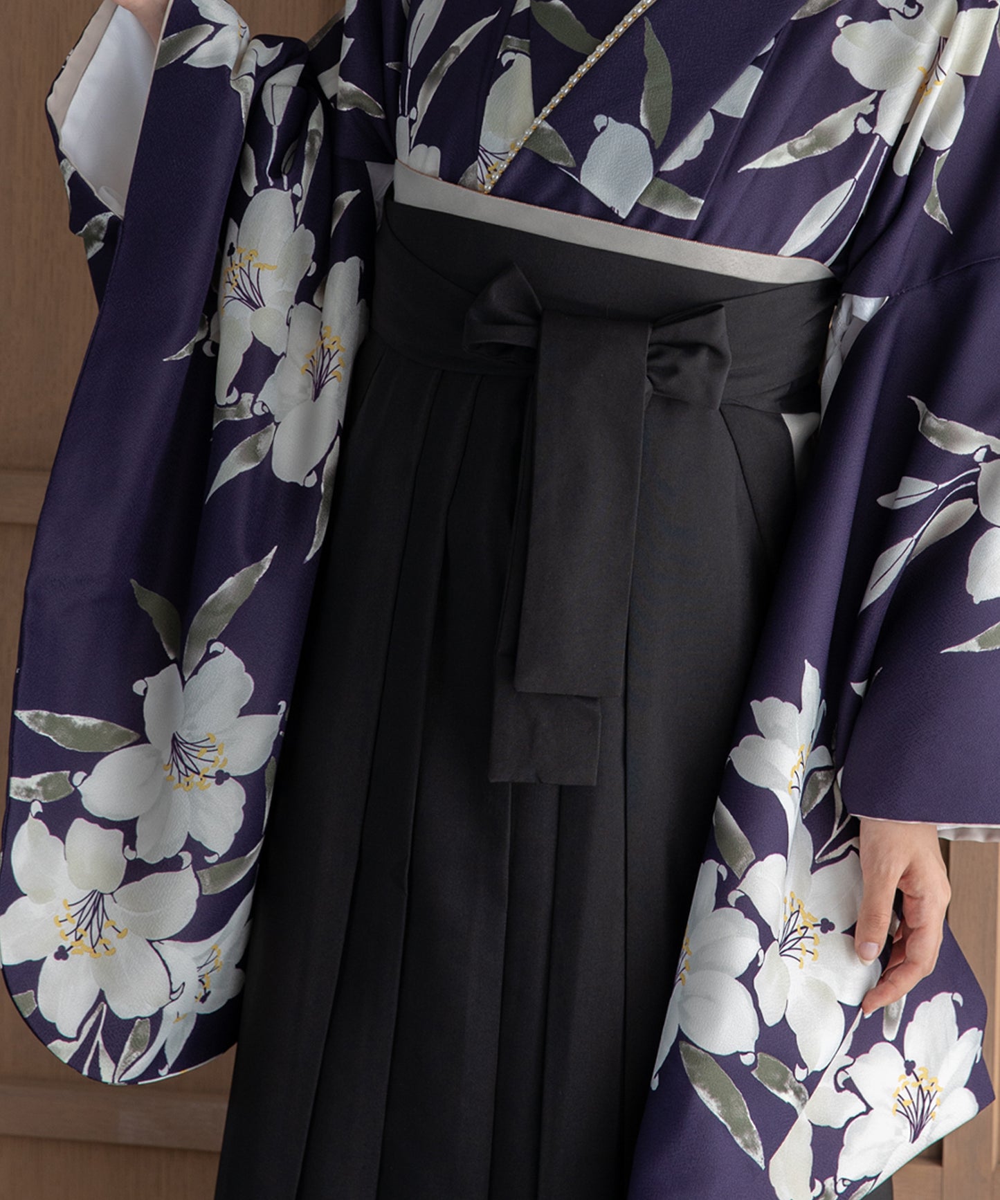 こだわり袴3点セット -grace original- パープル系