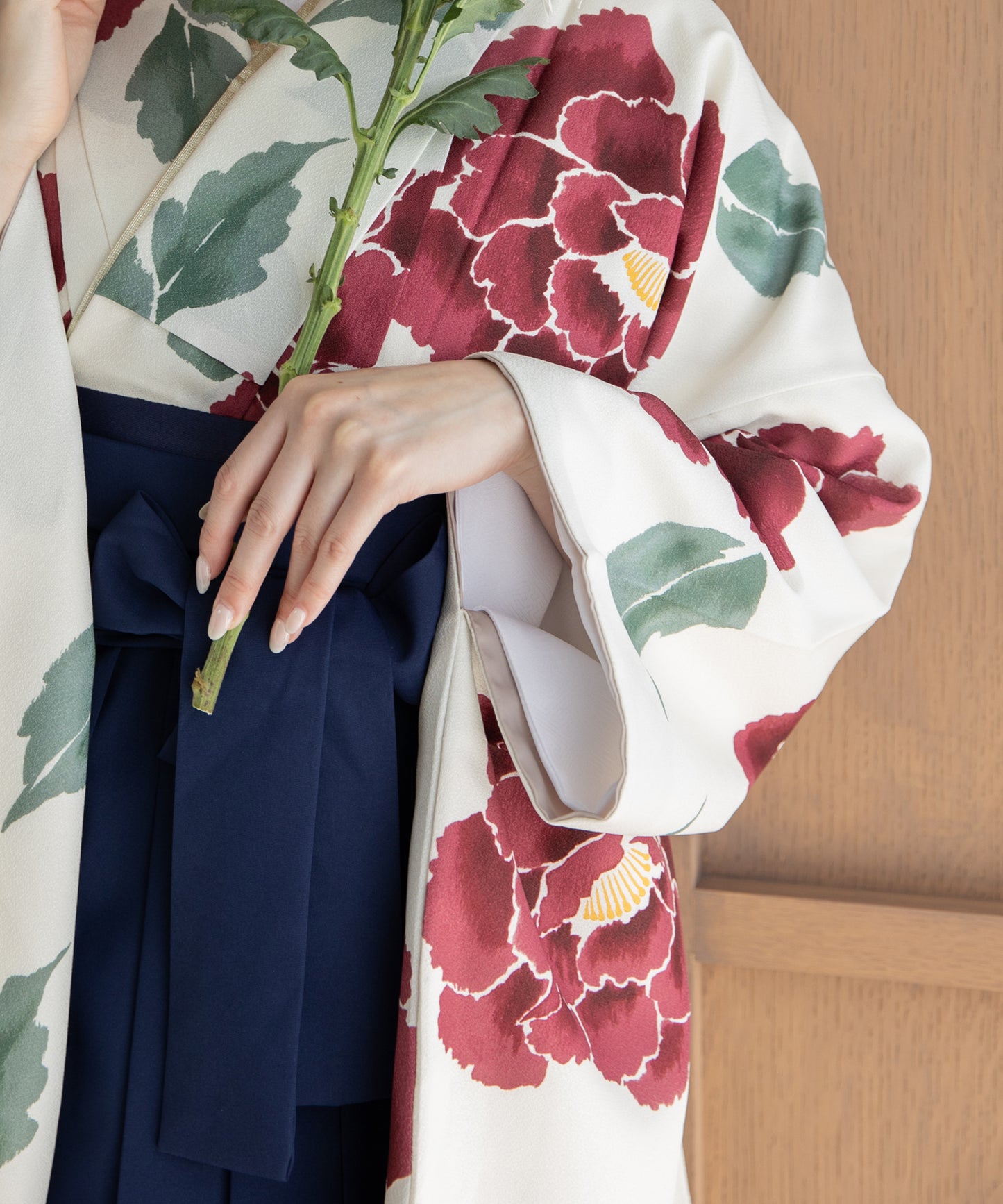 こだわり袴3点セット -grace original-レッド系