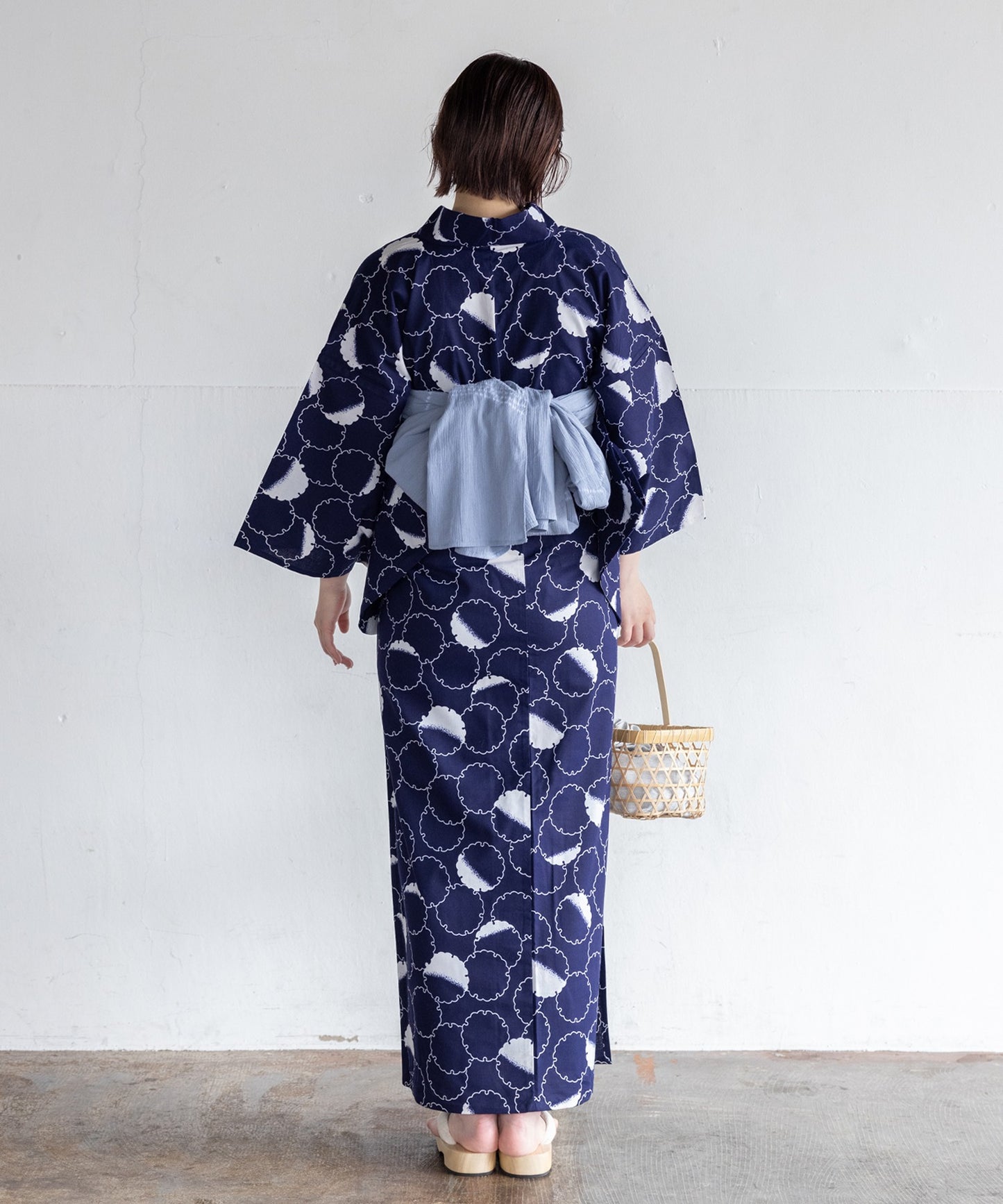【二橋染工場】捺染こだわり浴衣2点セットby yukatakan grace
