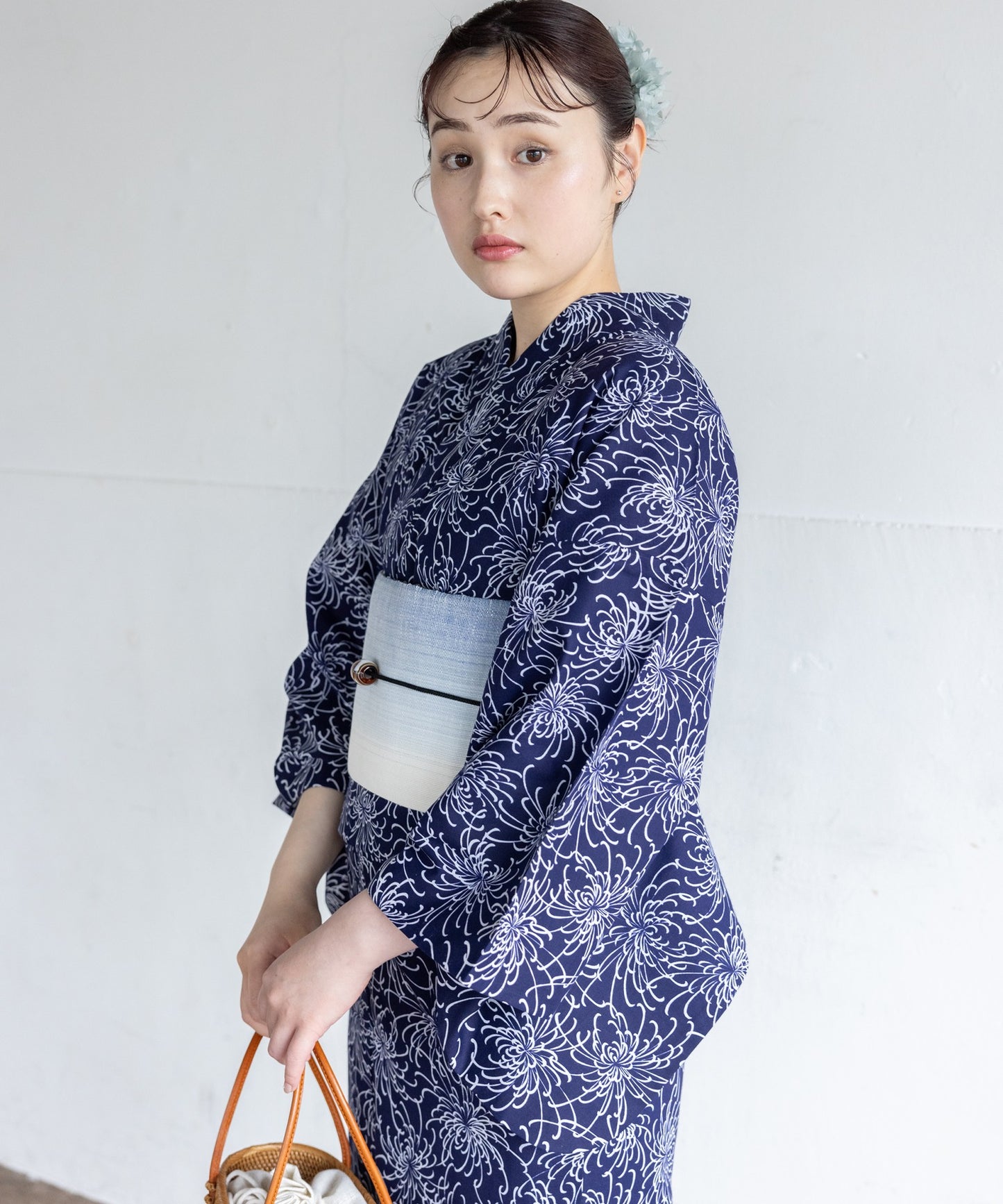 【二橋染工場】捺染こだわり浴衣2点セットby yukatakan grace