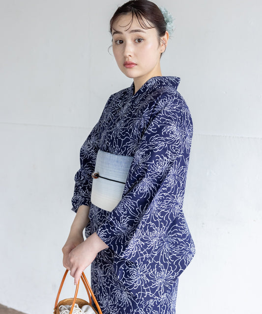 【二橋染工場】捺染こだわり浴衣2点セットby yukatakan grace