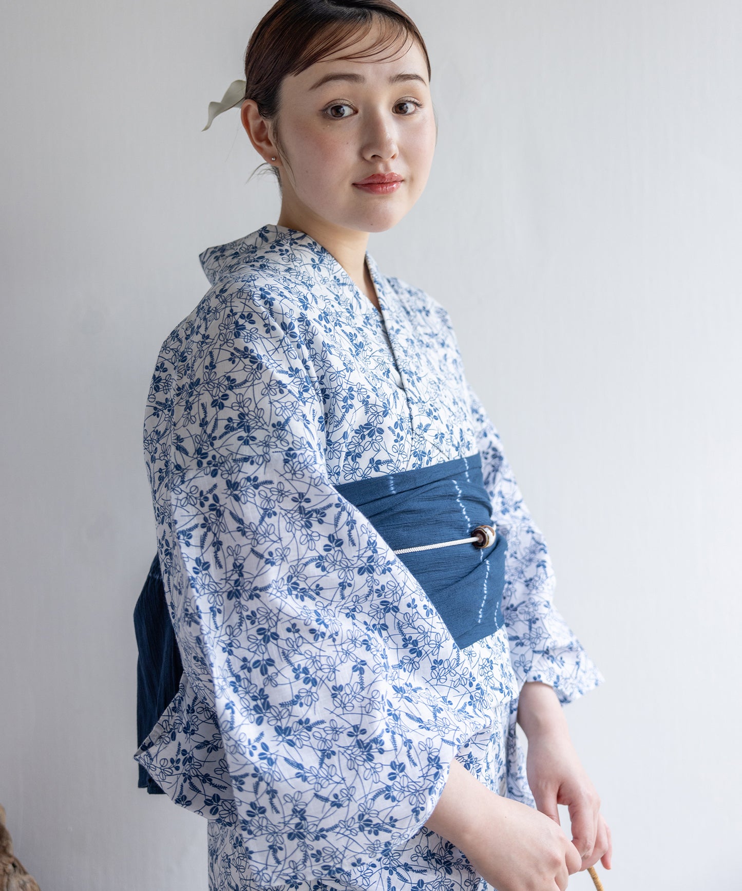 【二橋染工場】捺染こだわり浴衣2点セットby yukatakan grace