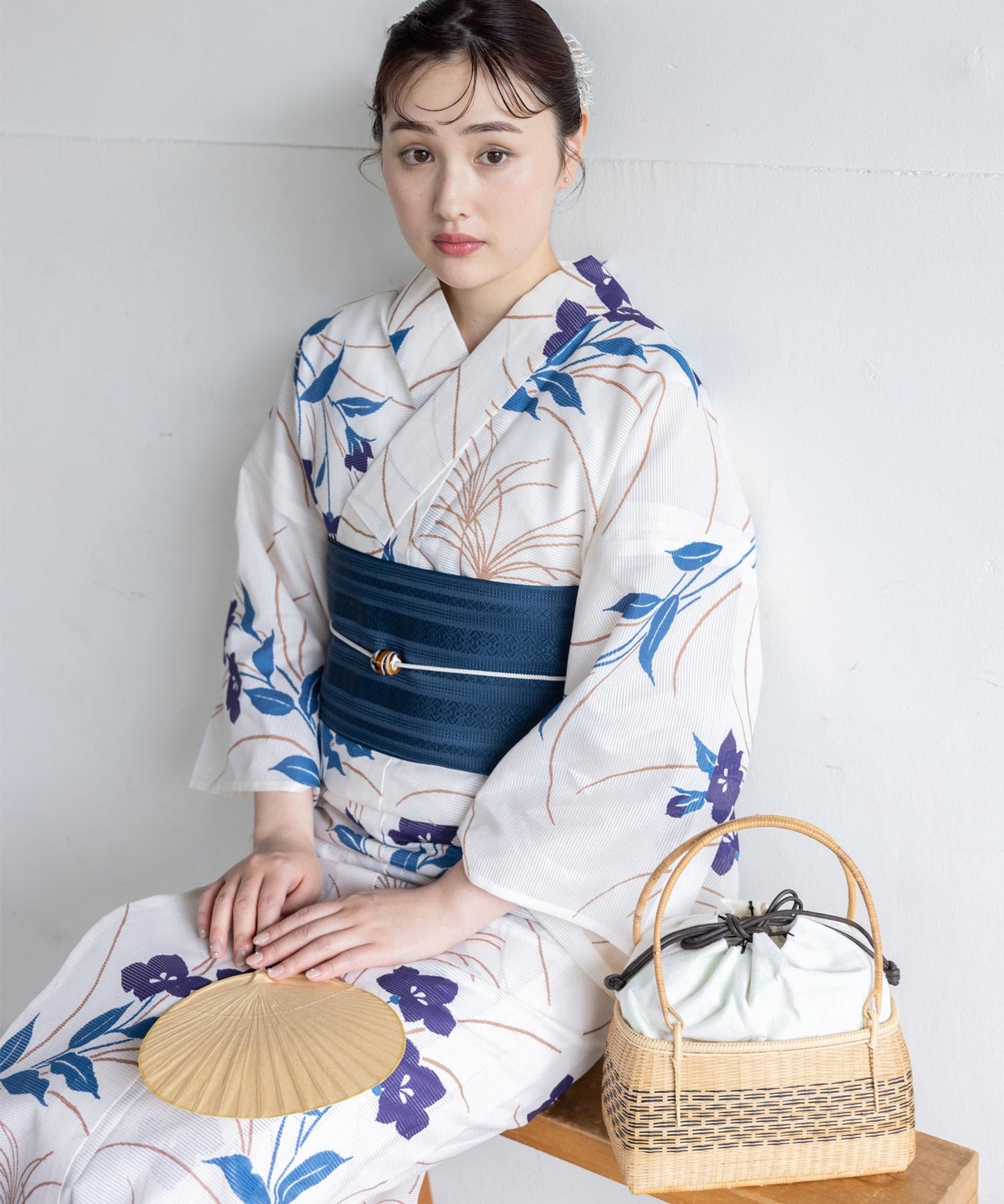 【紫織庵】京友禅こだわり浴衣2点セット by yukatakan grace