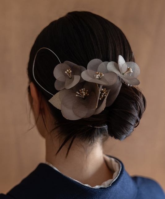 髪飾り フラワー3点セット