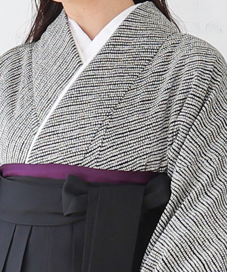 こだわり袴3点セット-江戸小紋-鹿の子