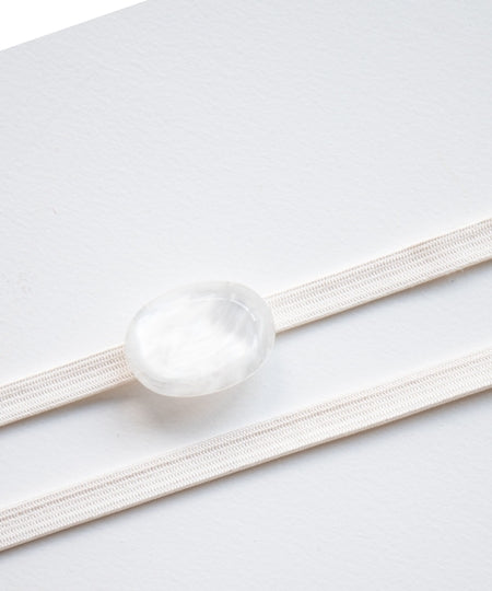 帯飾り white-a