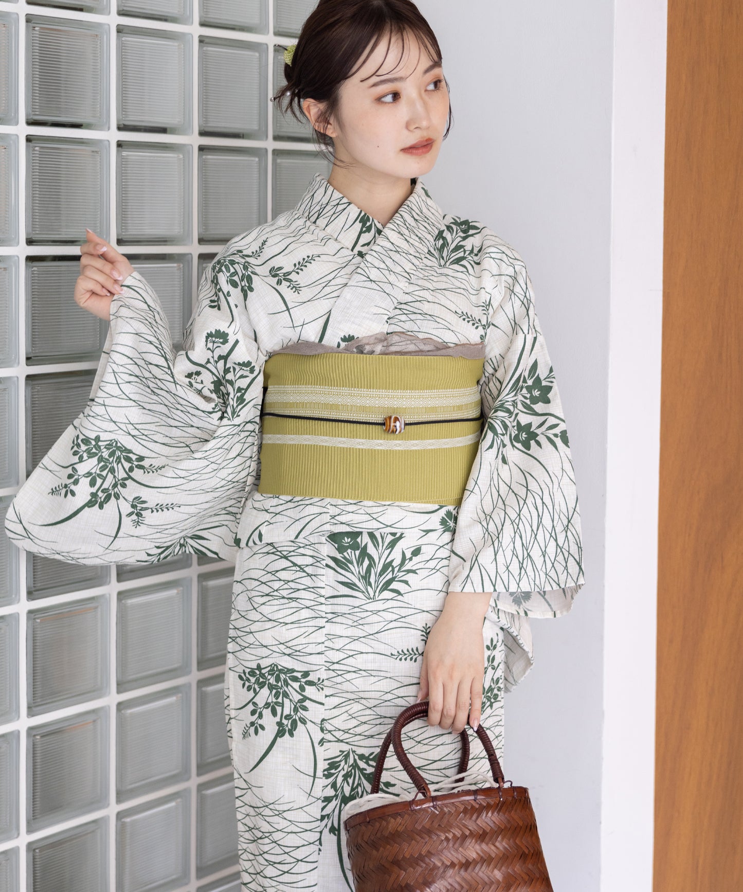 浴衣 5点セット フリー ジャパンプリント 帯 腰ひも 下駄 カゴバッグ 浴衣 5点セット フリー ジャパンプリント 帯 腰ひも 下駄 カゴ