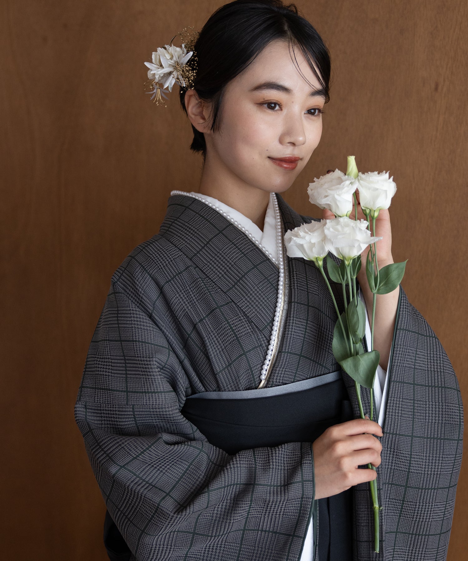 こだわり袴3点セット–レース– こだわり袴3点セット-レース-ホワイト – ゆかた館グレース