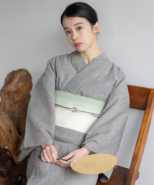 近江ちぢみ こだわり浴衣 by yukatakan grace ※居敷当て付き