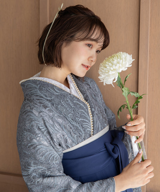 こだわり袴3点セット-レース-ブルー系2