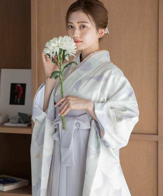 こだわり袴3点セット -grace original-ホワイト系