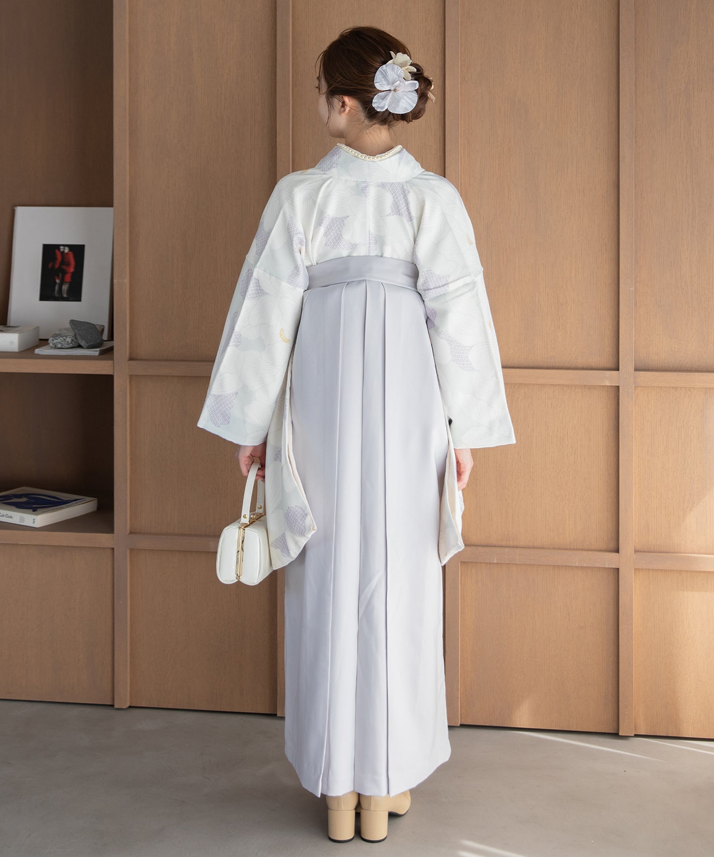 こだわり袴3点セット -grace original-ホワイト系