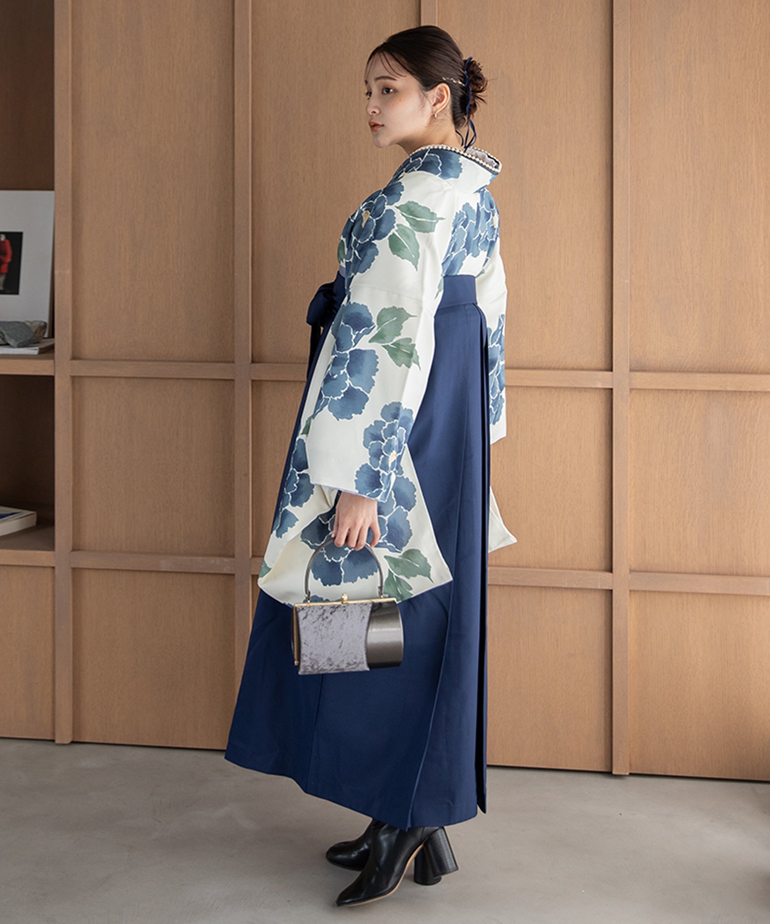 こだわり袴3点セット -grace original- ブルー系