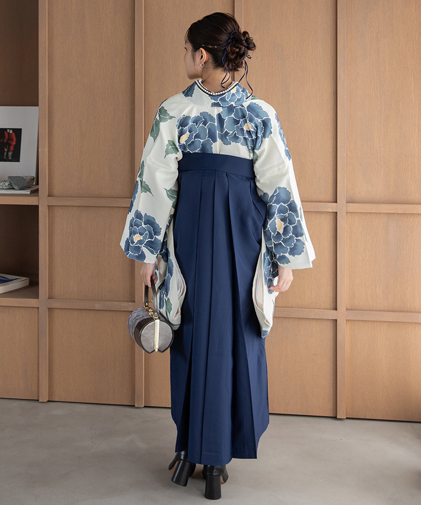 こだわり袴3点セット -grace original- ブルー系