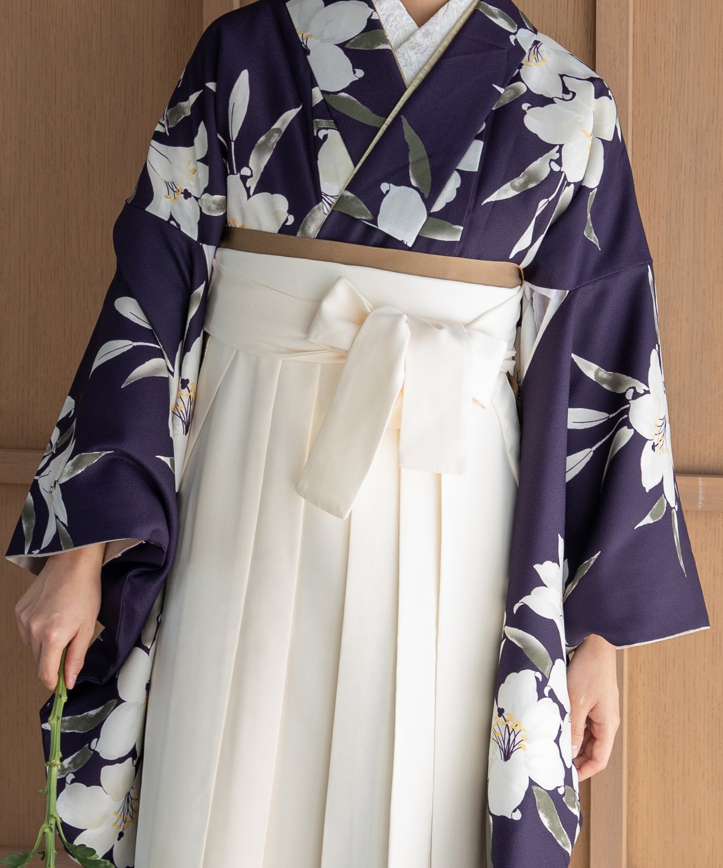 こだわり袴3点セット -grace original- パープル系
