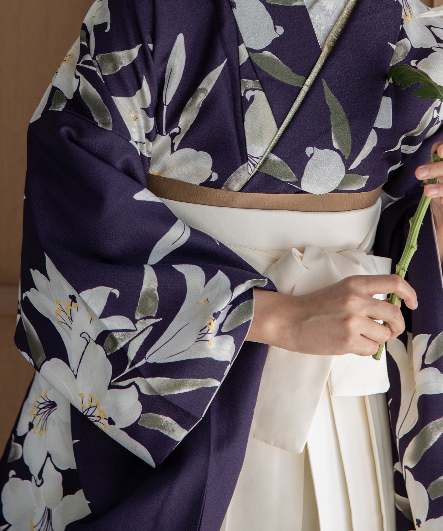 こだわり袴3点セット -grace original- パープル系