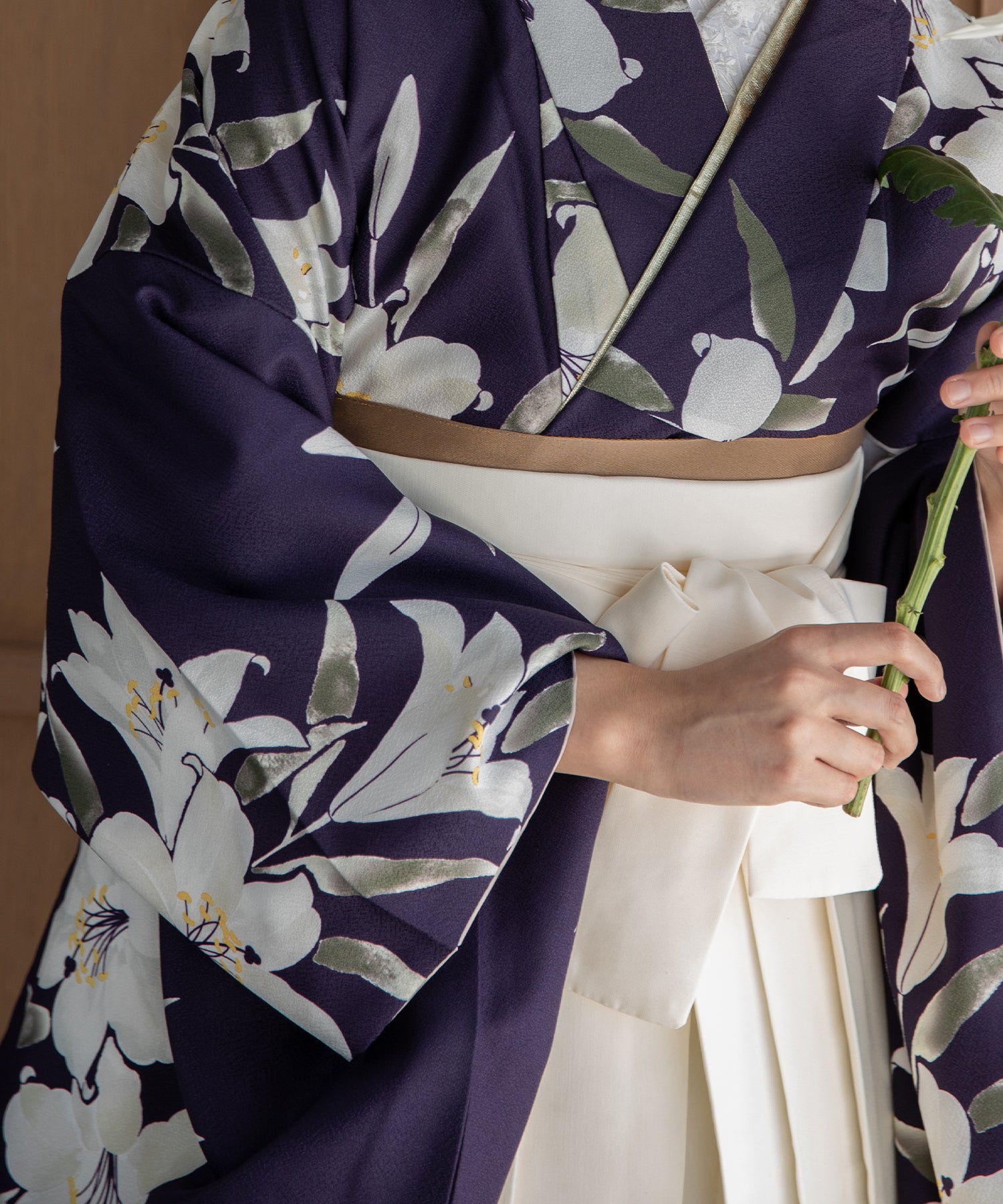 こだわり袴3点セット -grace original- パープル系