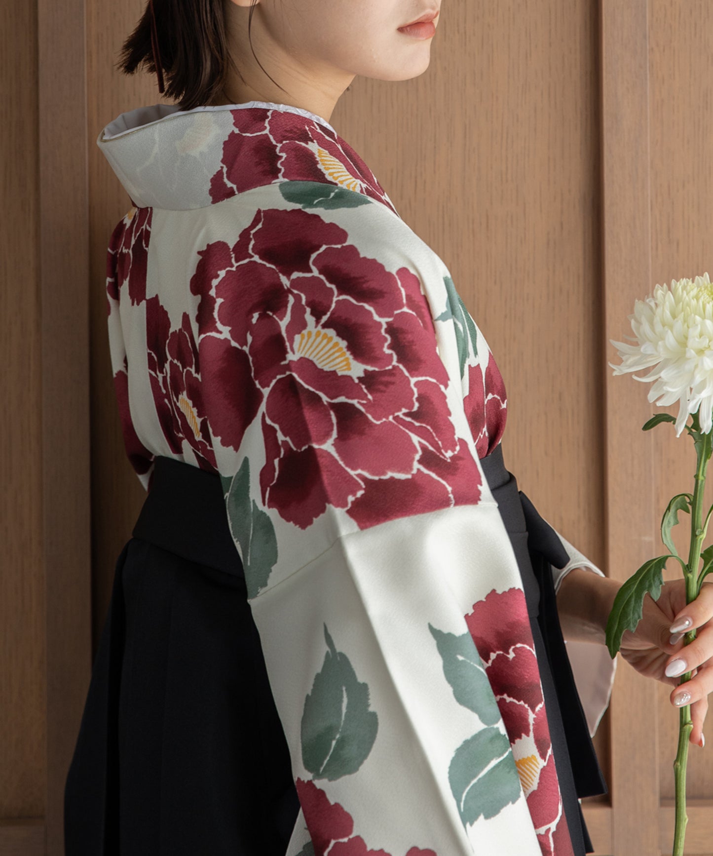 こだわり袴3点セット -grace original- レッド系