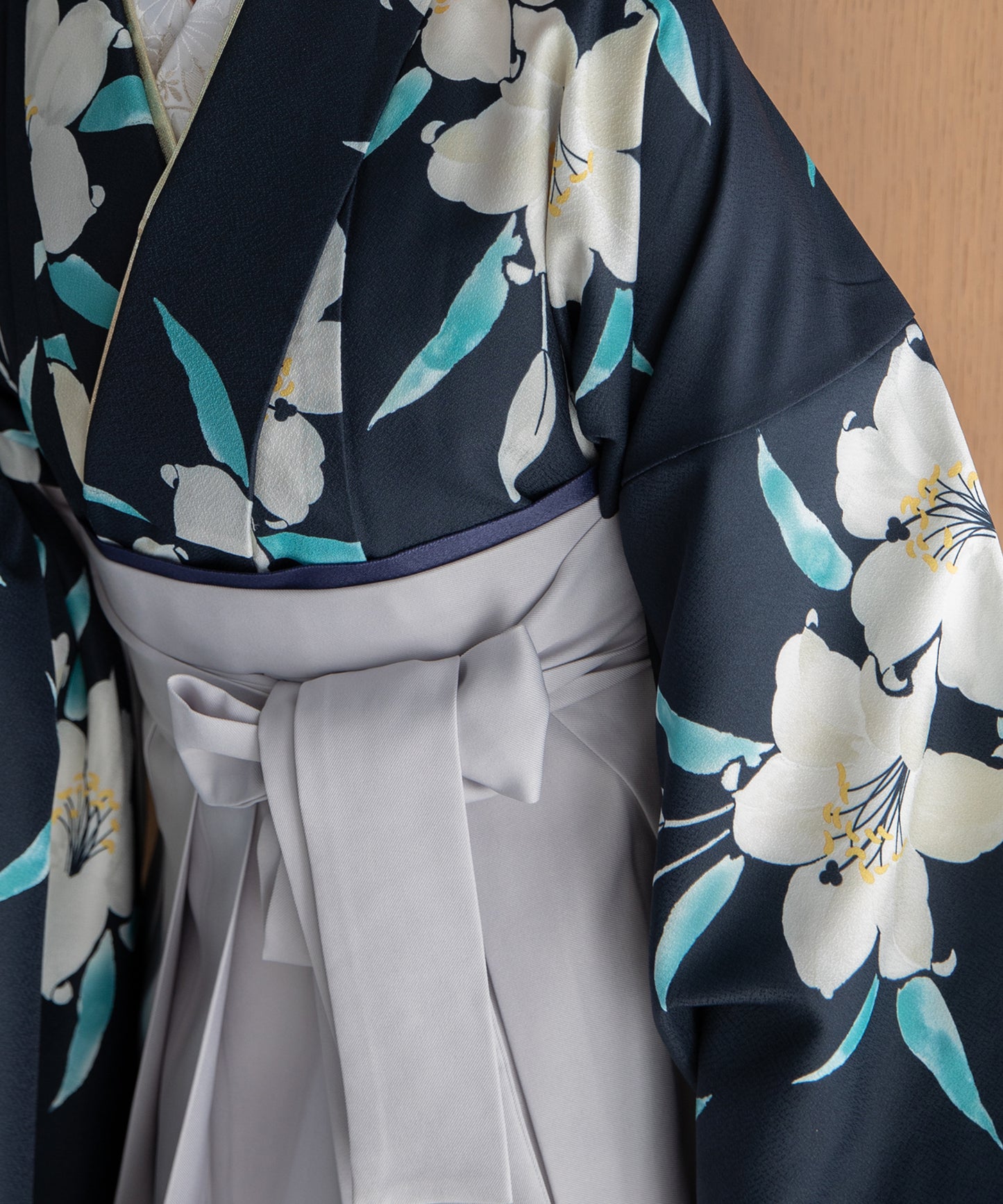 こだわり袴3点セット -grace original-ネイビー系