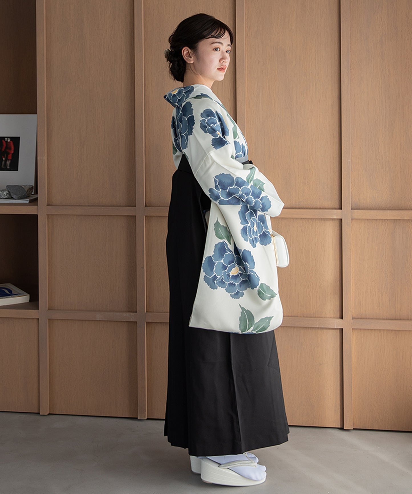 こだわり袴3点セット -grace original-ブルー系