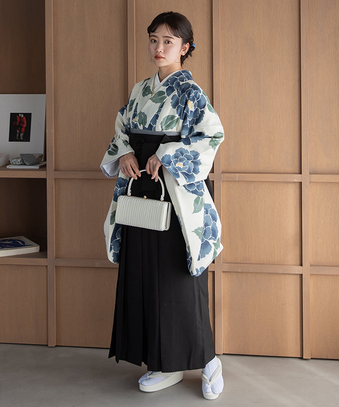 こだわり袴3点セット -grace original-ブルー系