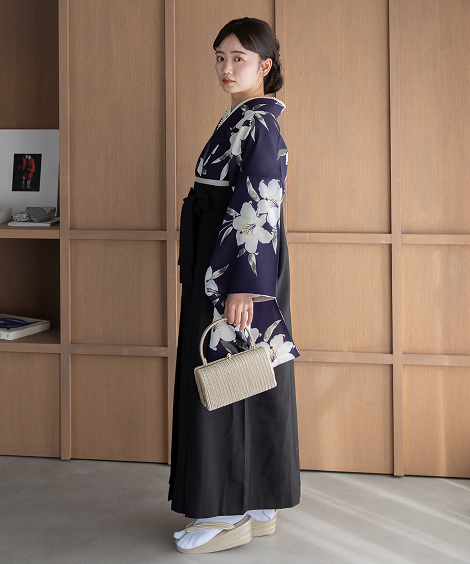 こだわり袴3点セット -grace original- パープル系