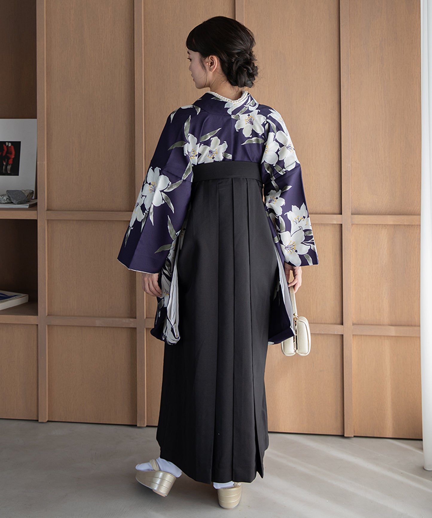 こだわり袴3点セット -grace original- パープル系