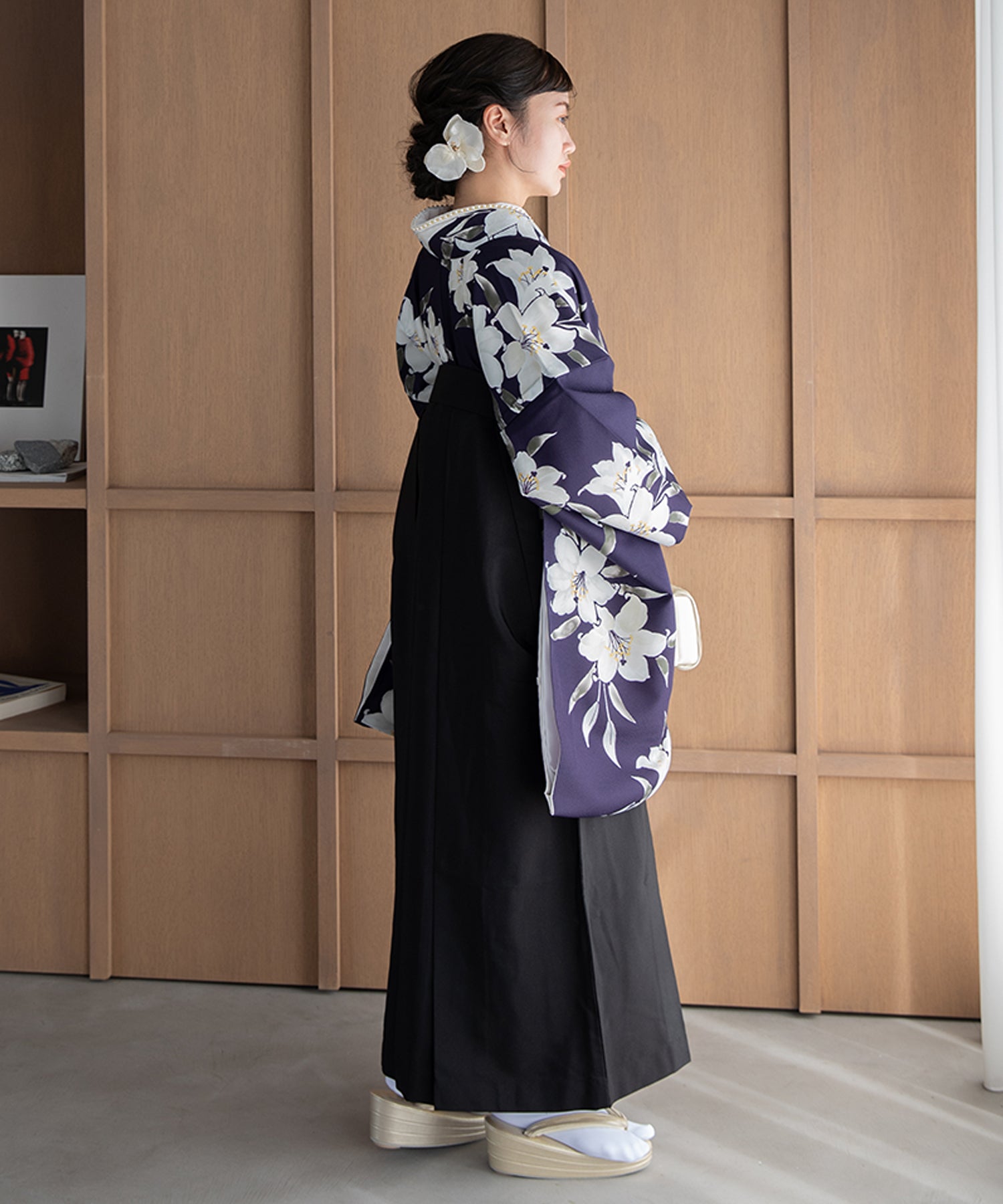 こだわり袴3点セット -grace original- パープル系