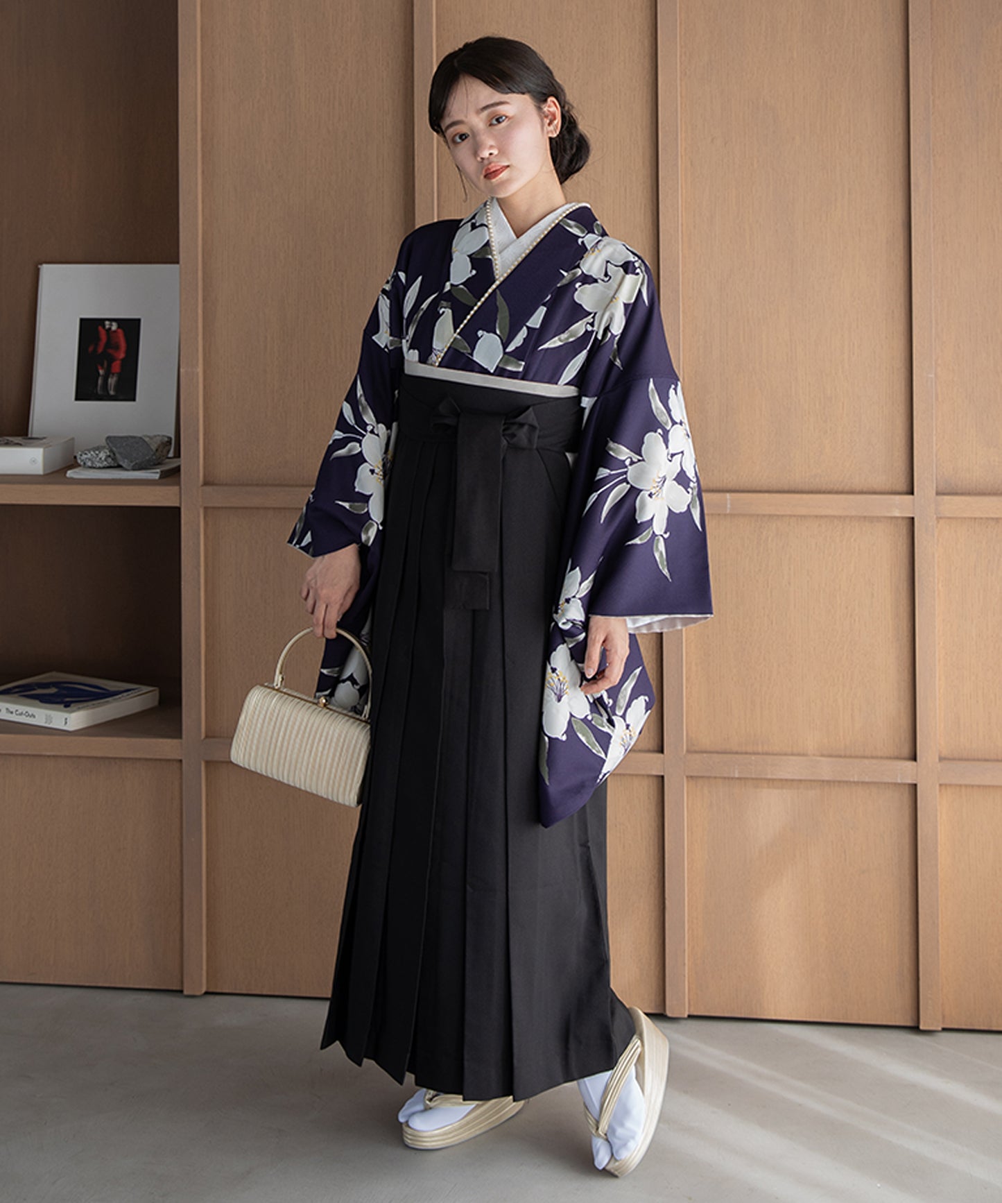 こだわり袴3点セット -grace original- パープル系