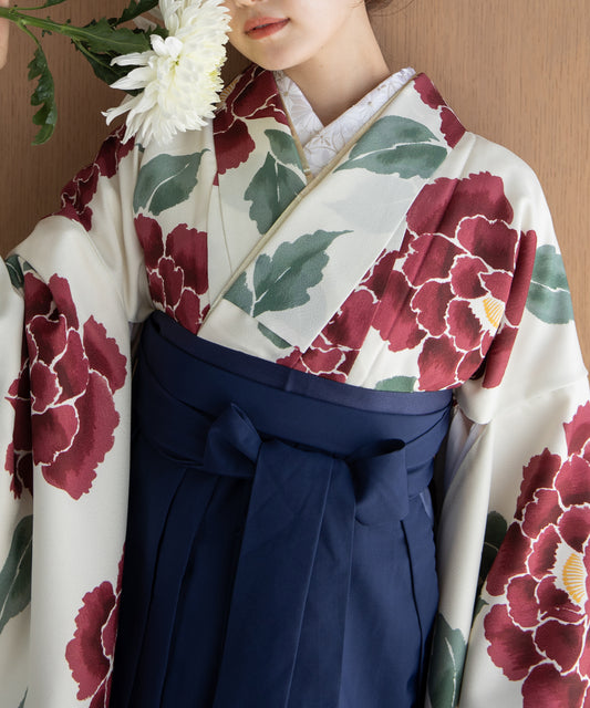 こだわり袴3点セット -grace original-レッド系