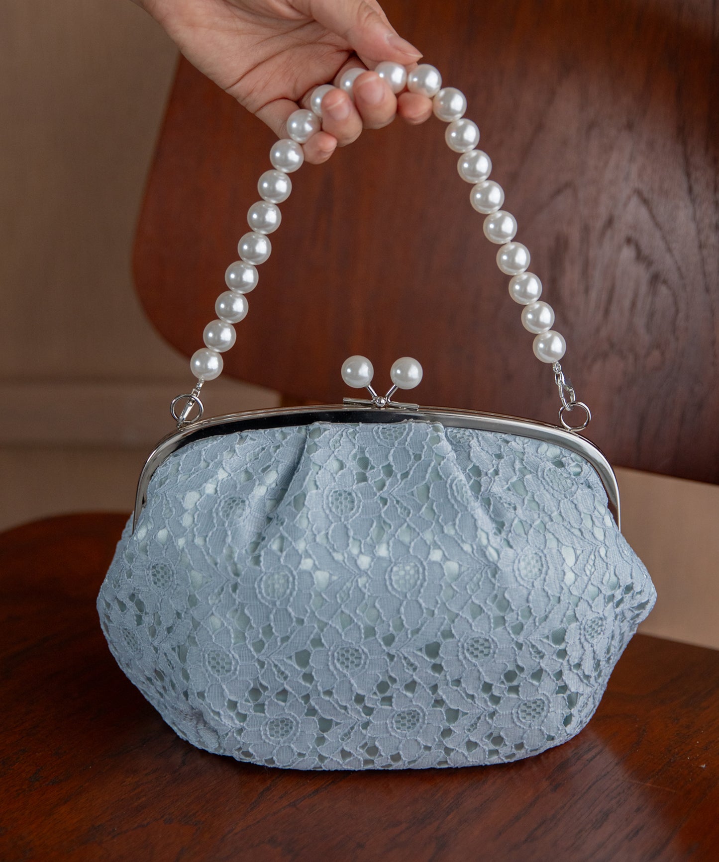 バッグ -サックスブルー