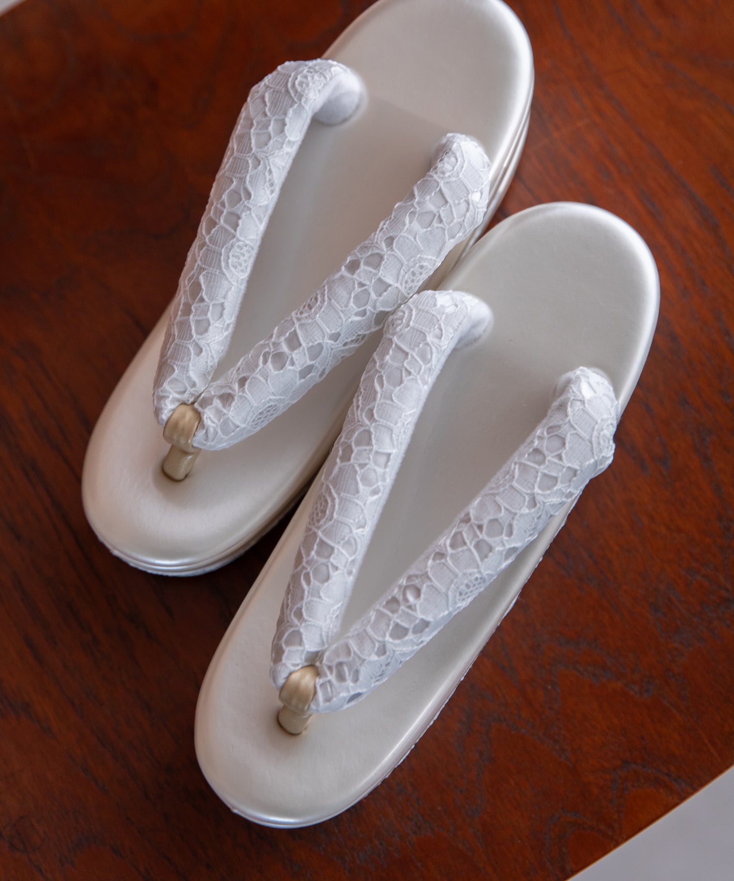 草履 -ホワイト