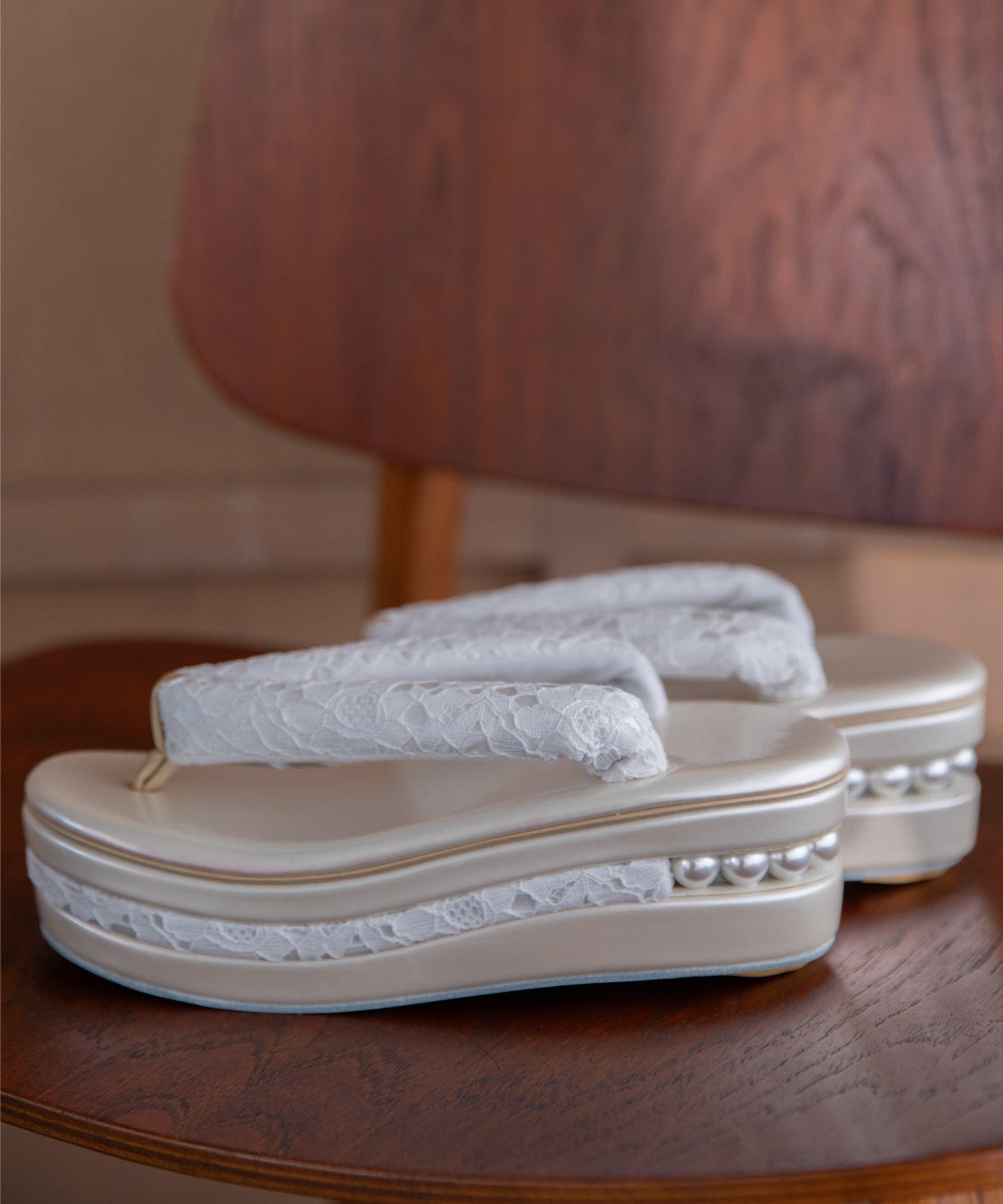 草履 -ホワイト