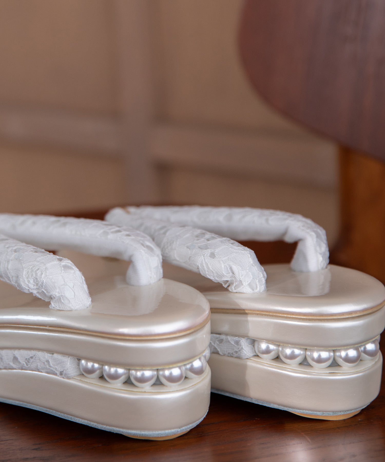 草履 -ホワイト