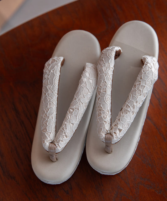 草履 -オフホワイト