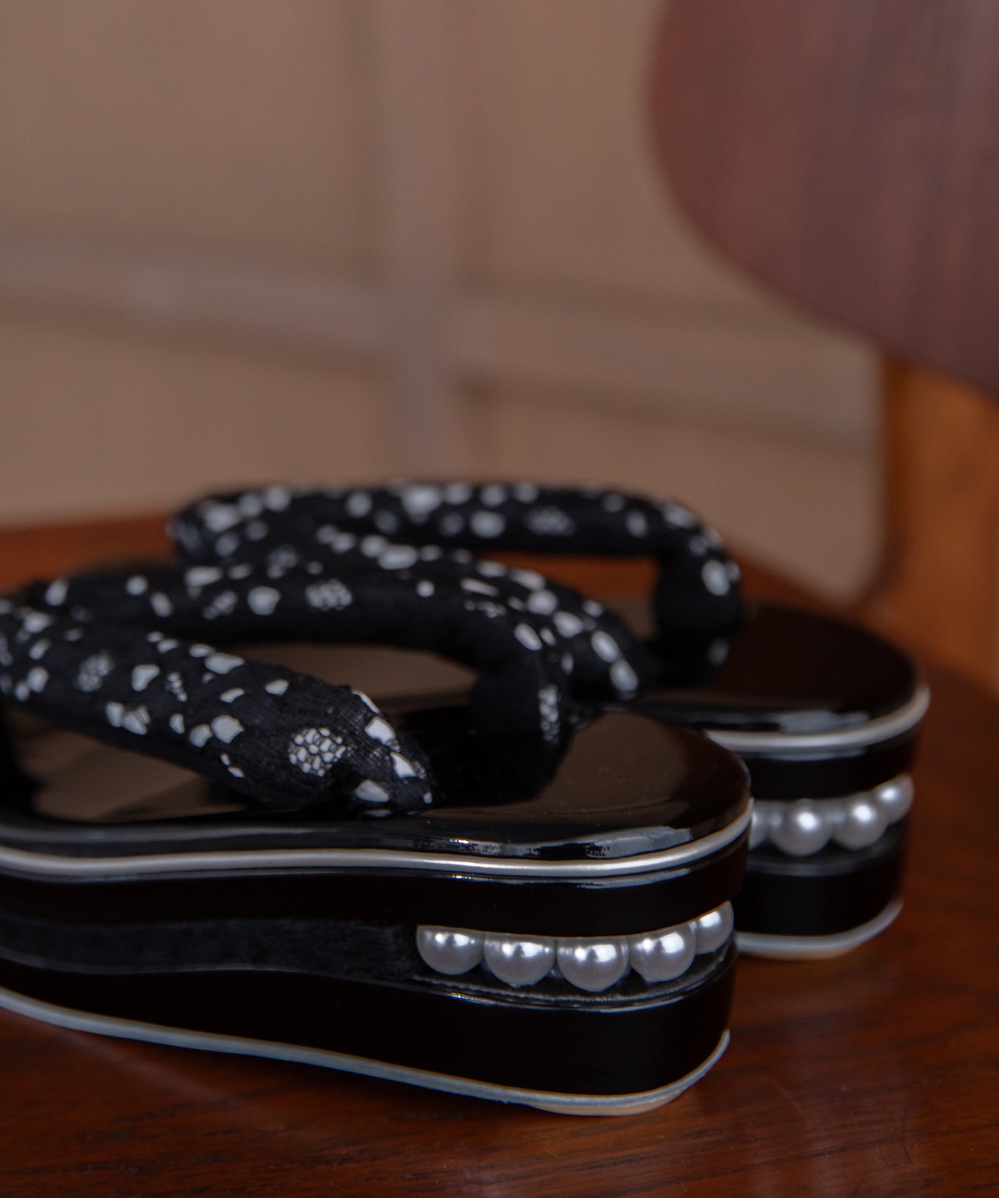 草履 -ブラック