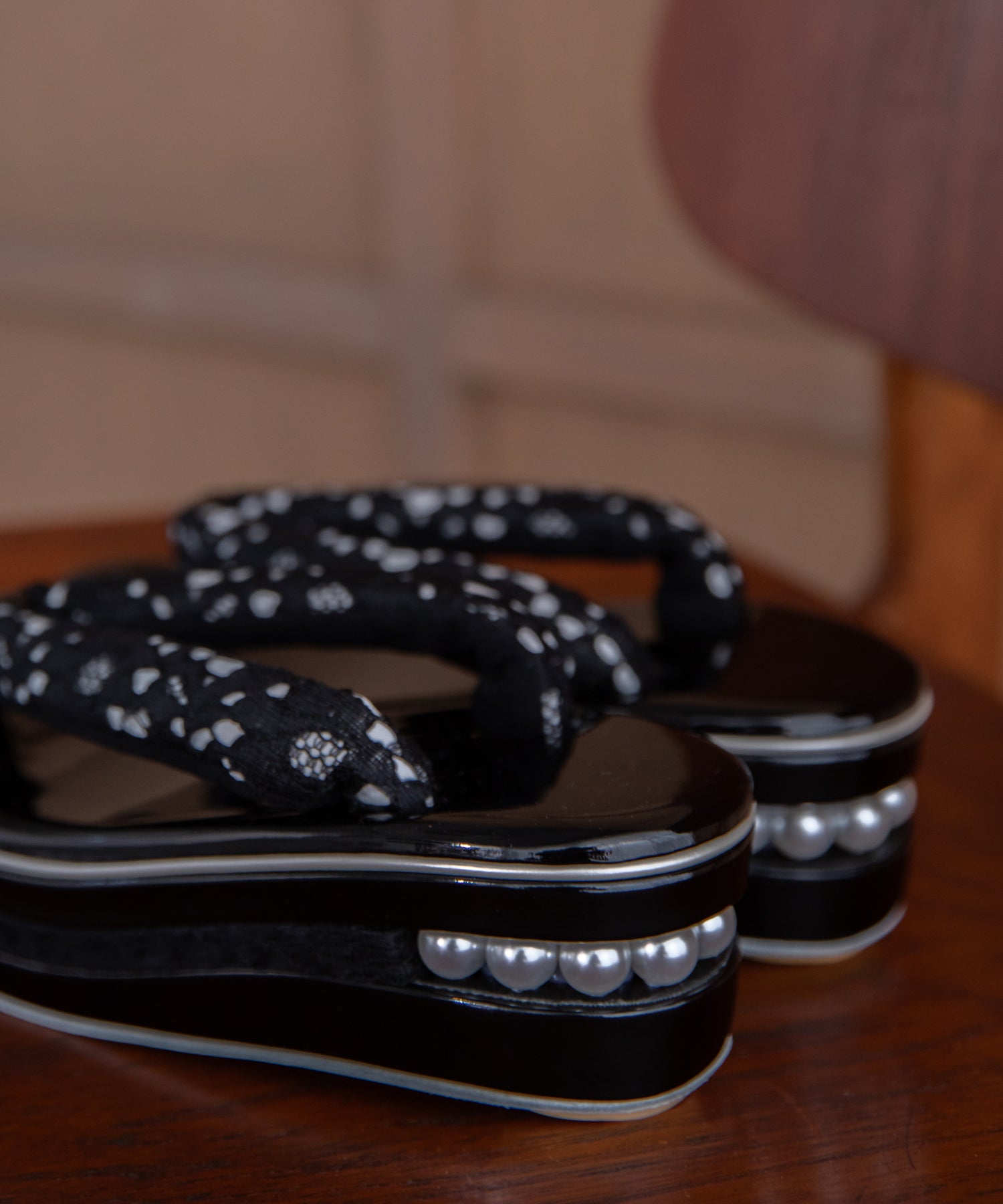 草履 -ブラック