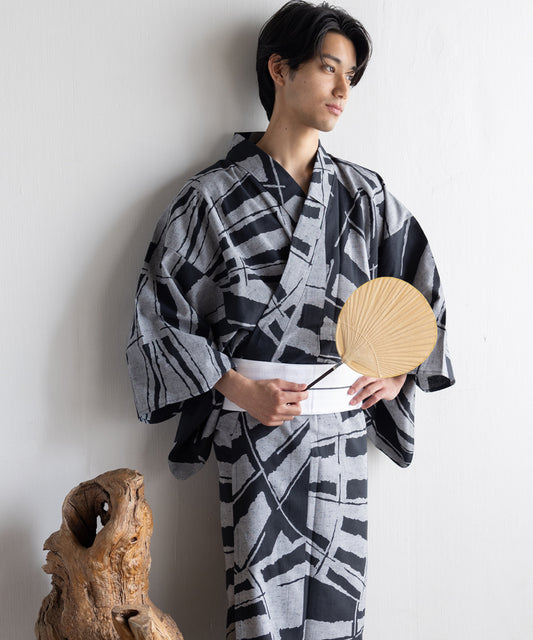 【伊勢形紙×注染】こだわり浴衣2点セット