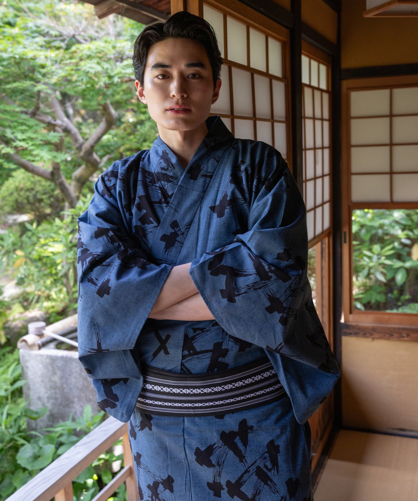 【伊勢形紙×注染】こだわり浴衣2点セット
