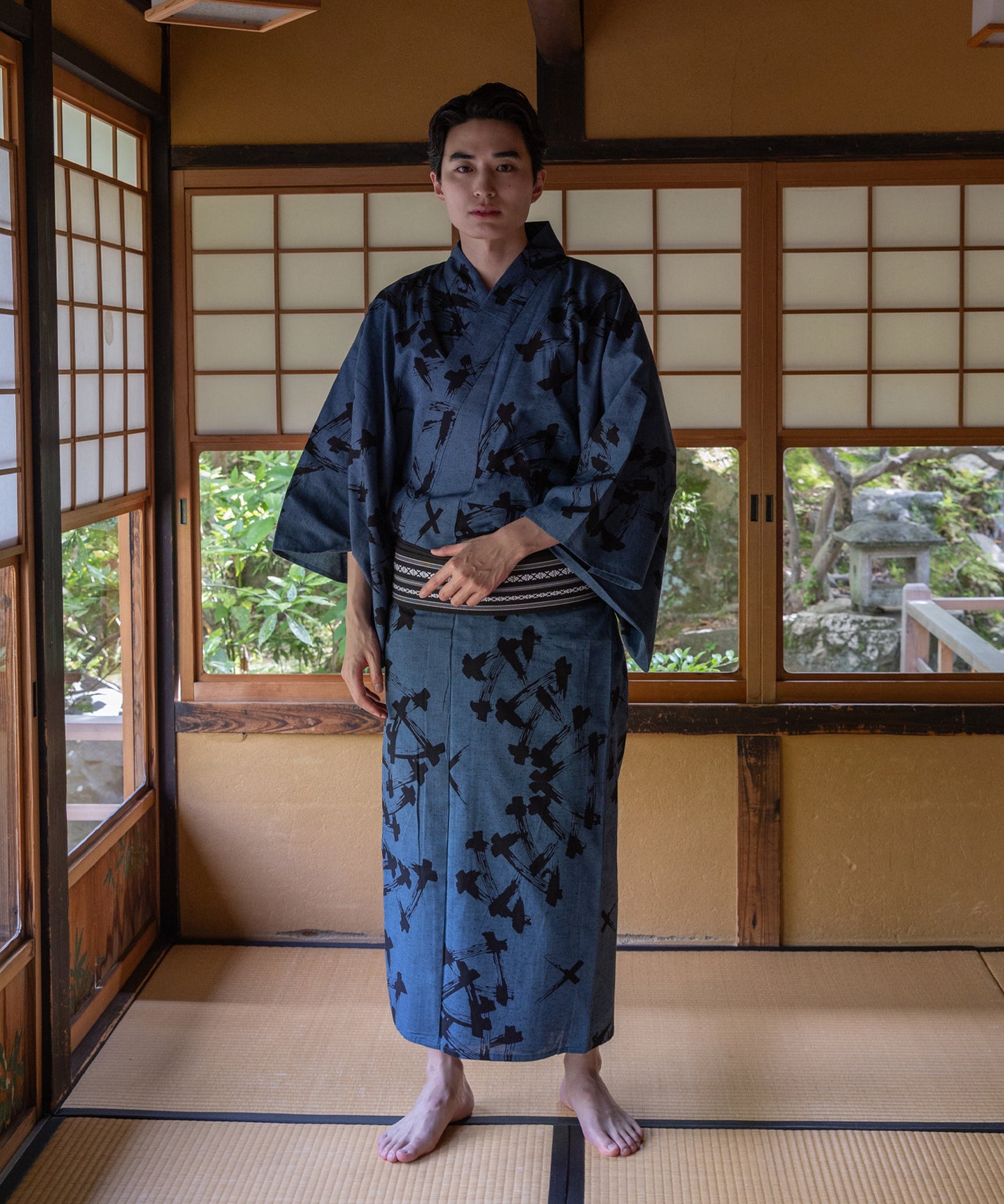 【伊勢形紙×注染】こだわり浴衣2点セット
