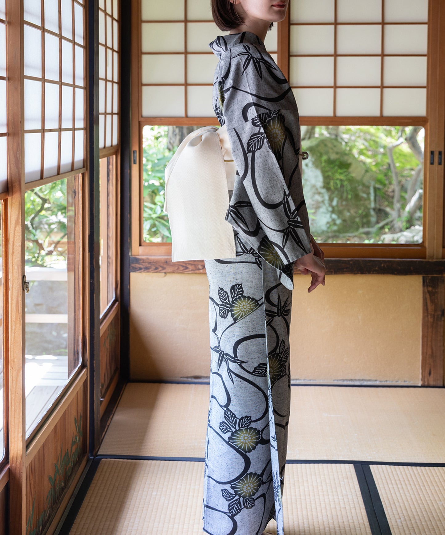 【伊勢形紙×注染】こだわり浴衣2点セット