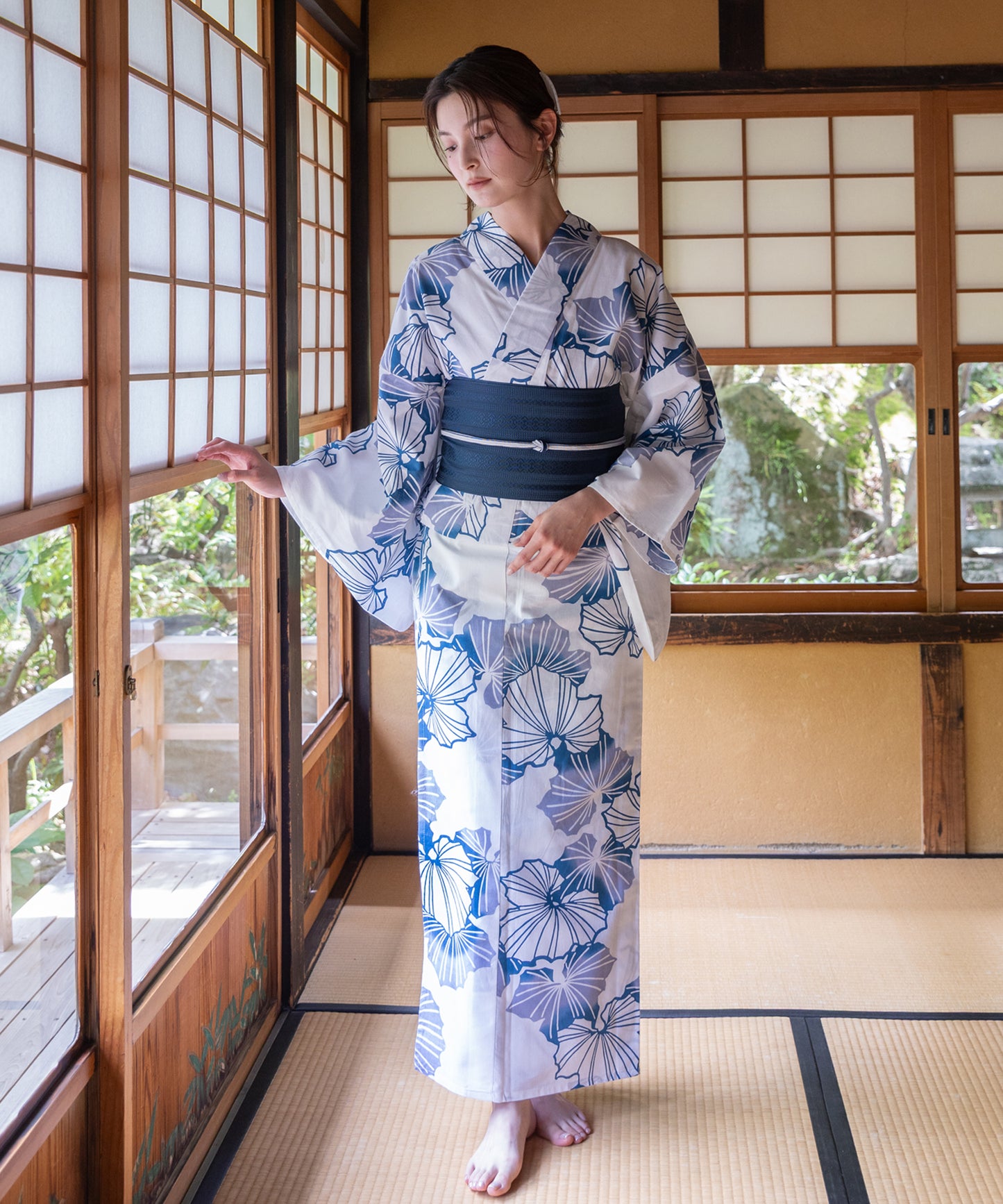 【伊勢形紙×注染】こだわり浴衣2点セット