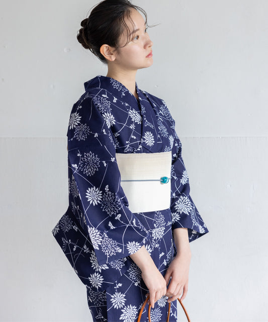 【二橋染工場】捺染こだわり浴衣2点セットby yukatakan grace